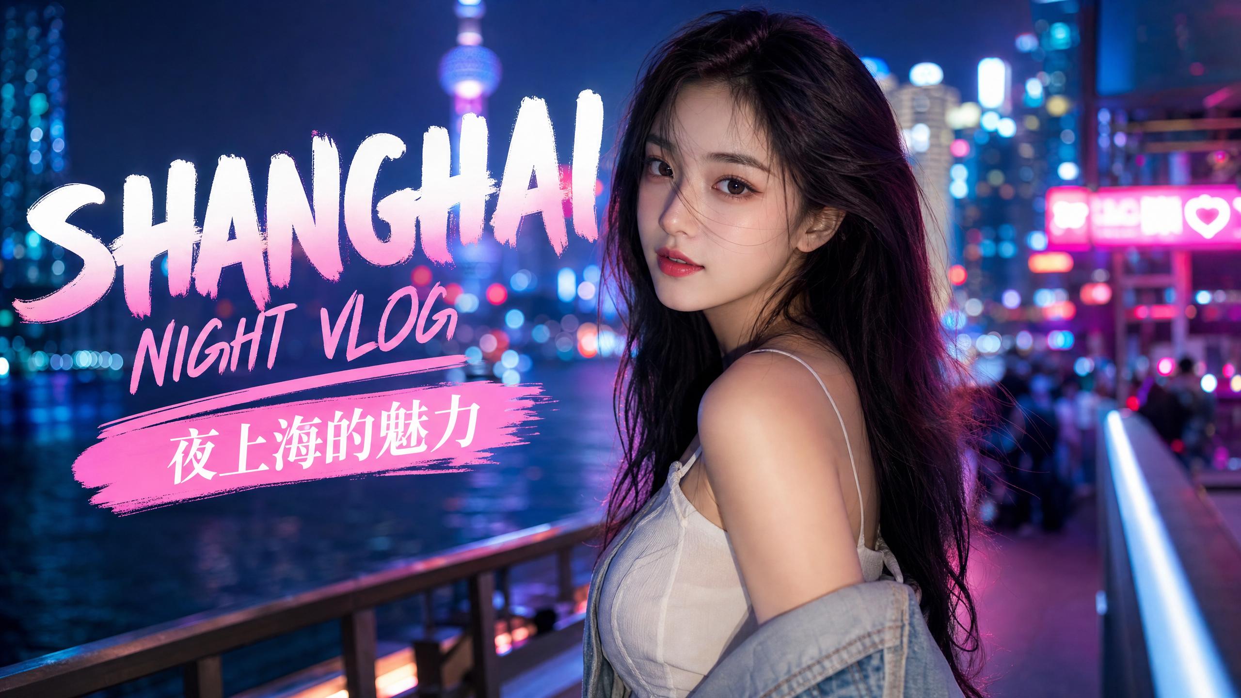 寸止挑战-寸止挑战生活视频：夜上海魅力·城市夜景Vlog视频分享